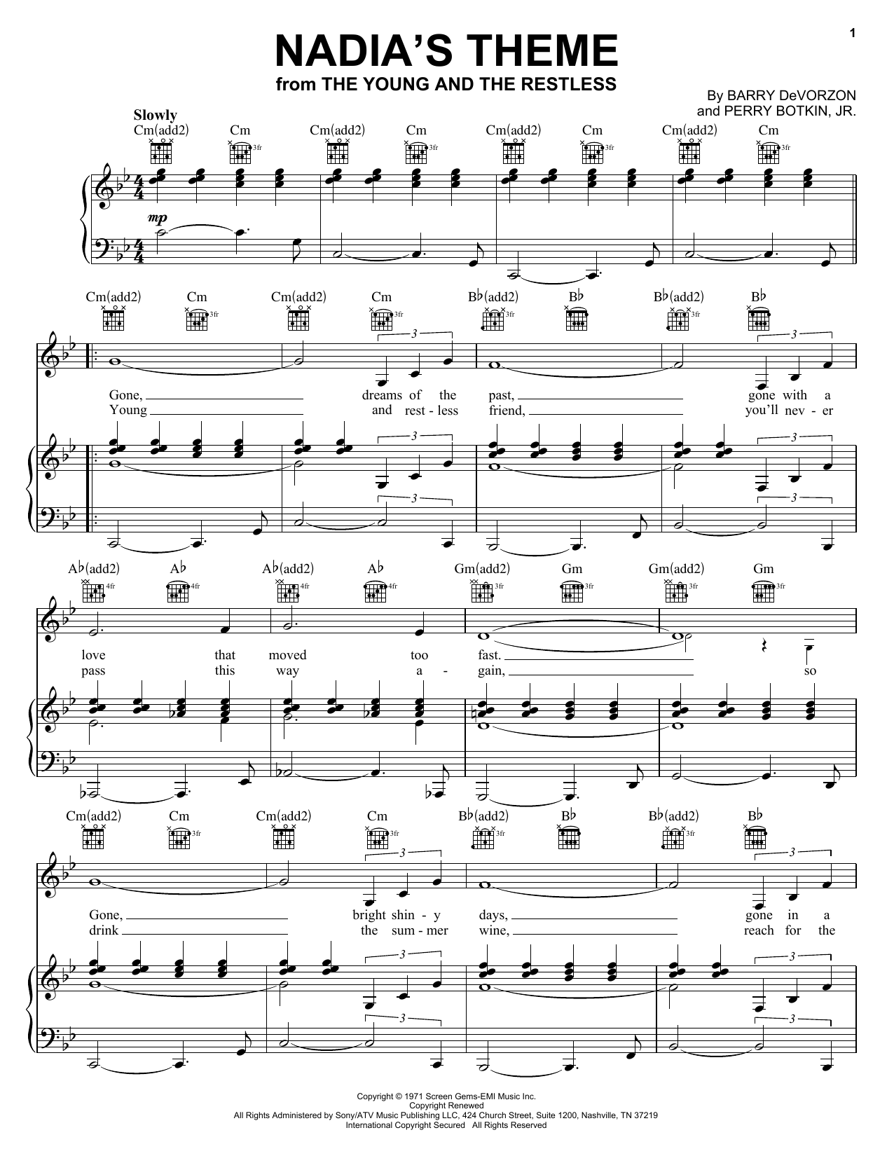 Nadia’s Theme Nadia’s Theme