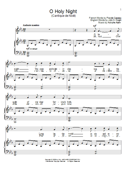 O Holy Night O Holy Night