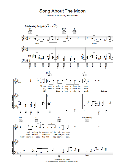 Song About The Moon Song About The Moon