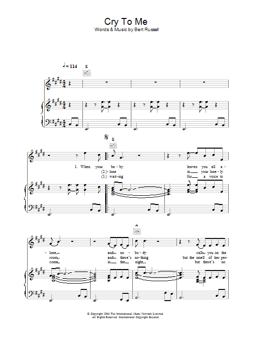 Cry To Me Cry To Me