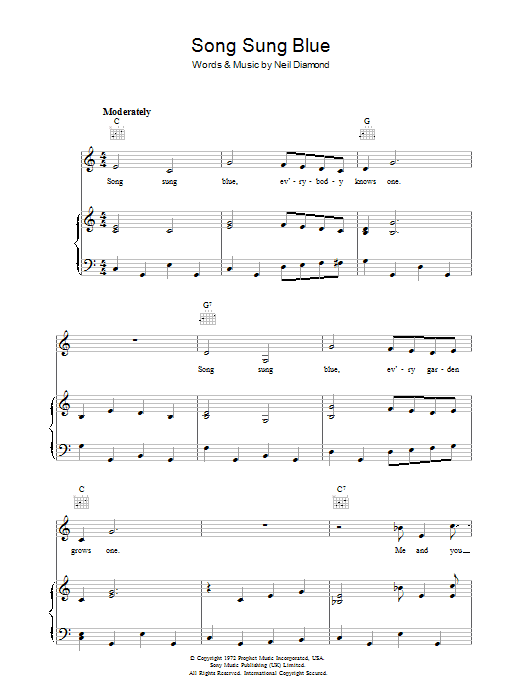 Song Sung Blue Song Sung Blue