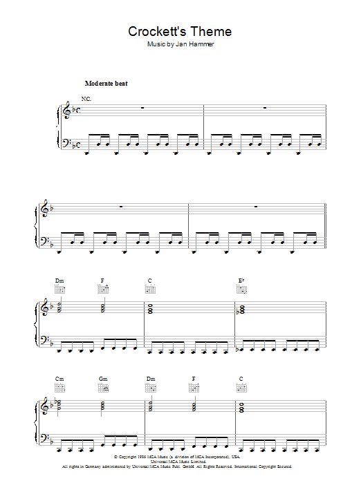 Crockett’s Theme (from Miami Vice) Crockett’s Theme (from Miami Vice)