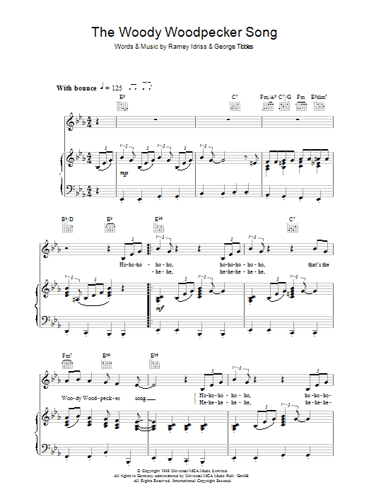 The Woody Woodpecker Song The Woody Woodpecker Song