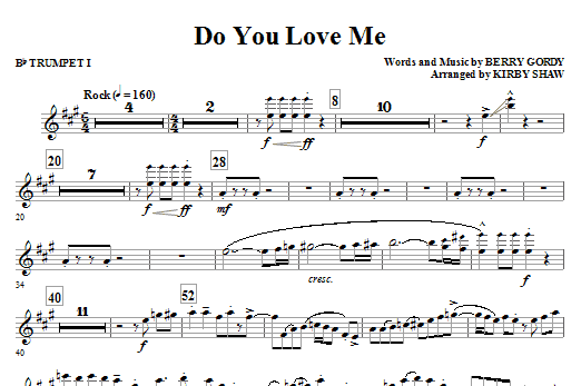 Do You Love Me – Bb Trumpet 1 Do You Love Me – Bb Trumpet 1