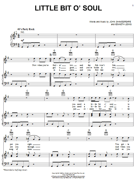 Little Bit O’ Soul Little Bit O’ Soul