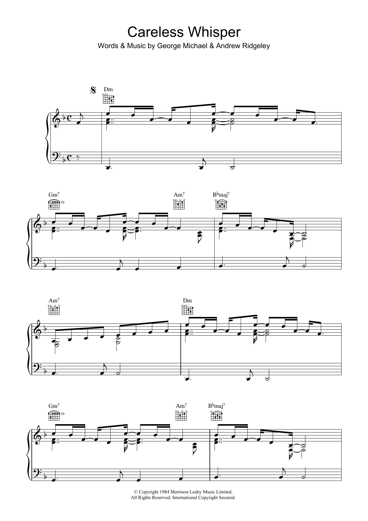 Careless Whisper Careless Whisper