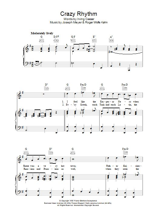 Crazy Rhythm Crazy Rhythm