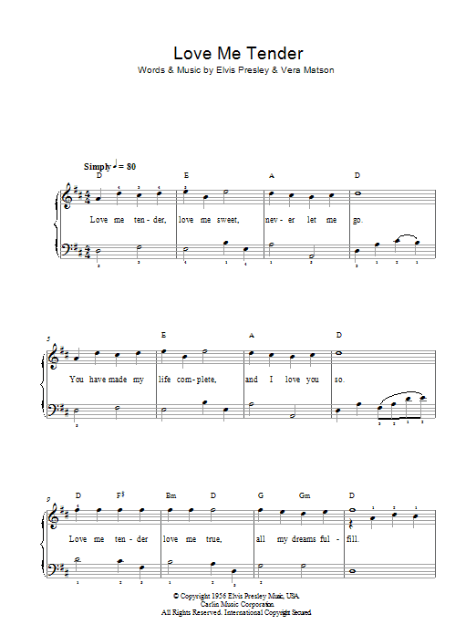 Love Me Tender Love Me Tender