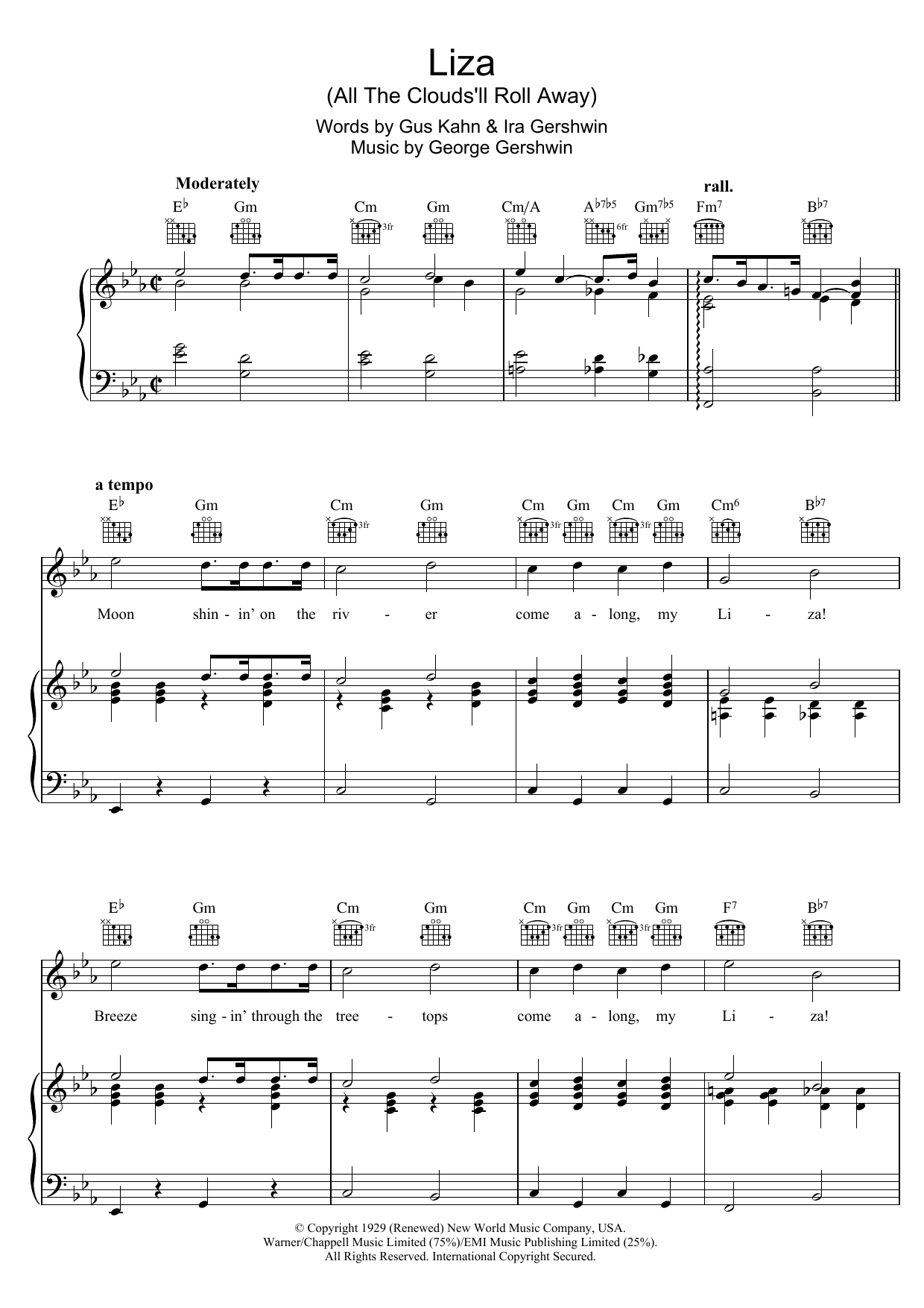 Liza (All The Clouds’ll Roll Away) Liza (All The Clouds’ll Roll Away)
