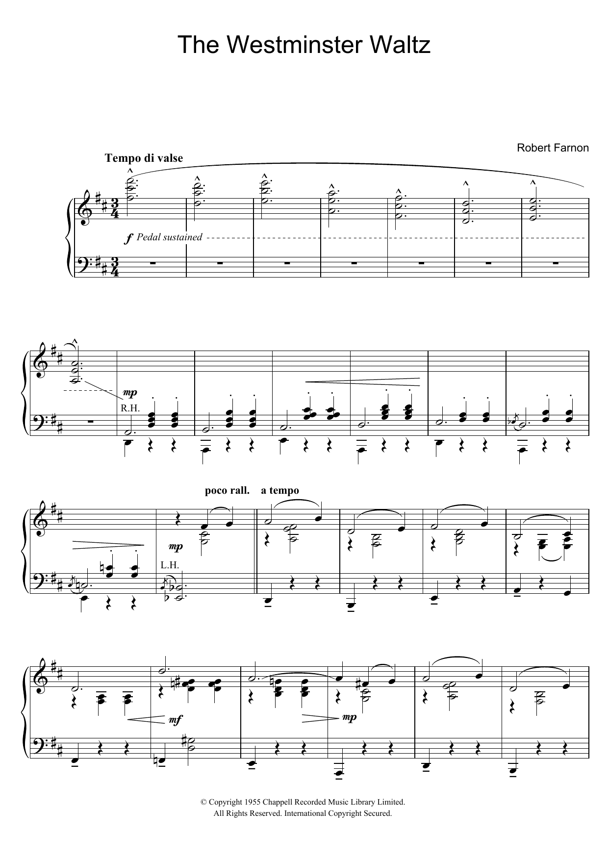 The Westminster Waltz The Westminster Waltz