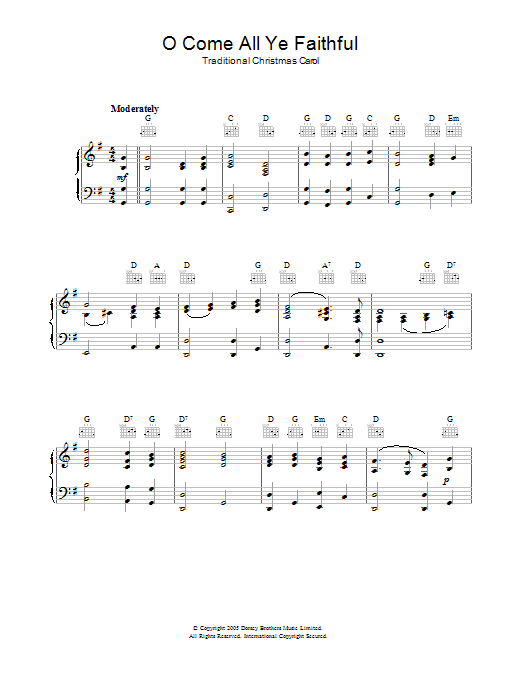 O Come, All Ye Faithful (Adeste Fideles) O Come, All Ye Faithful (Adeste Fideles)