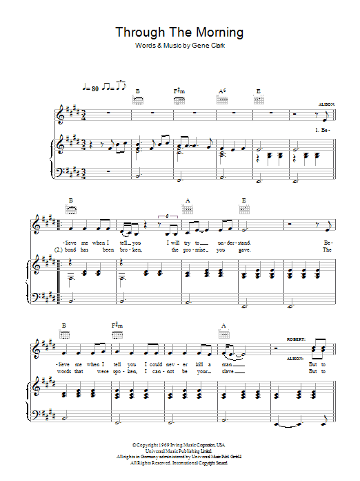Through The Morning, Through The Night Through The Morning, Through The Night
