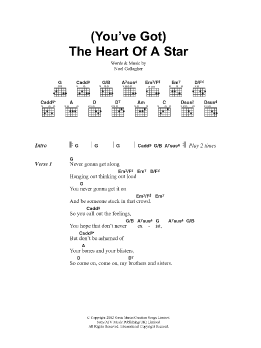 You’ve Got The Heart Of A Star You’ve Got The Heart Of A Star