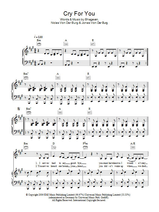 Cry For You Cry For You