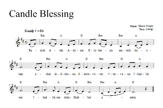 Candle Blessing Candle Blessing
