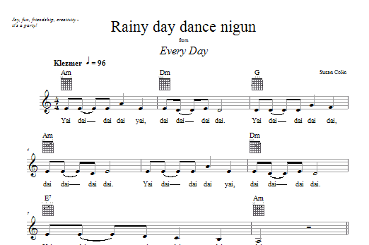 Rainy Day Dance Nigun Rainy Day Dance Nigun