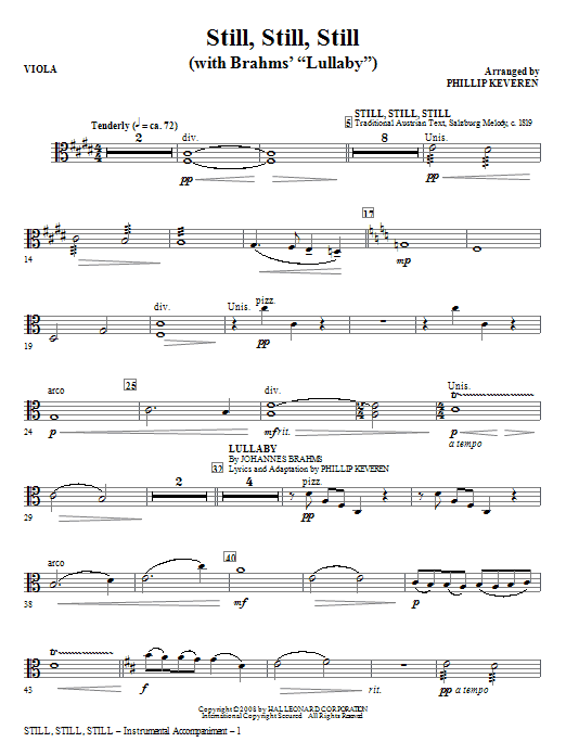 Still, Still, Still (with Brahms’ Lullaby) – Viola Still, Still, Still (with Brahms’ Lullaby) – Viola