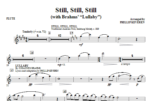 Still, Still, Still (with Brahms’ Lullaby) – Flute Still, Still, Still (with Brahms’ Lullaby) – Flute