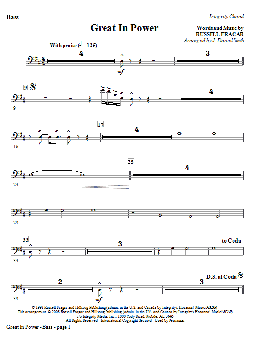 Great In Power – Double Bass Great In Power – Double Bass