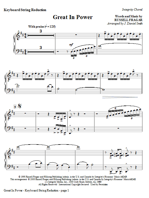 Great In Power – Keyboard String Reduction Great In Power – Keyboard String Reduction