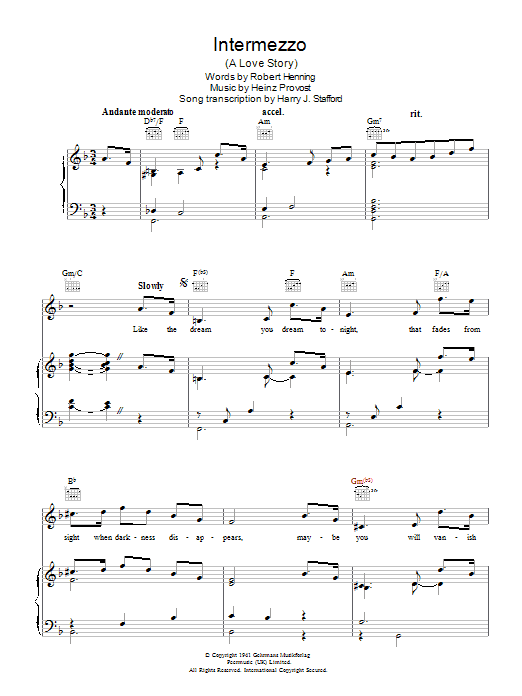 Intermezzo – A Love Story Intermezzo – A Love Story
