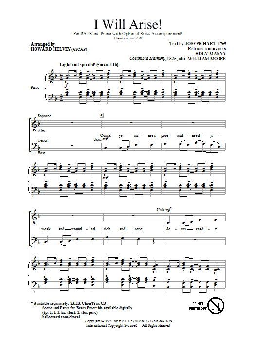 I Will Arise!
