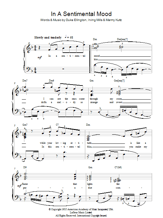 In A Sentimental Mood In A Sentimental Mood