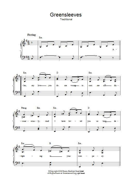 Greensleeves Greensleeves