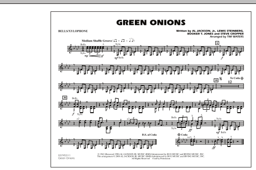 Green Onions – Bells/Xylophone Green Onions – Bells/Xylophone