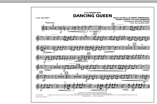 Dancing Queen (from “Mamma Mia!”) – 1st Bb Trumpet Dancing Queen (from “Mamma Mia!”) – 1st Bb Trumpet