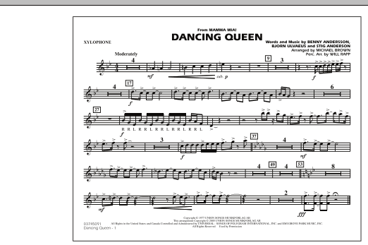 Dancing Queen (from “Mamma Mia!”) – Xylophone Dancing Queen (from “Mamma Mia!”) – Xylophone