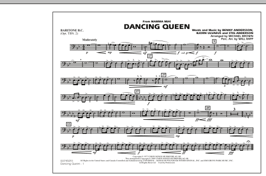 Dancing Queen (from “Mamma Mia!”) – Baritone B.C. (Opt. Tbn. 2) Dancing Queen (from “Mamma Mia!”) – Baritone B.C. (Opt. Tbn. 2)