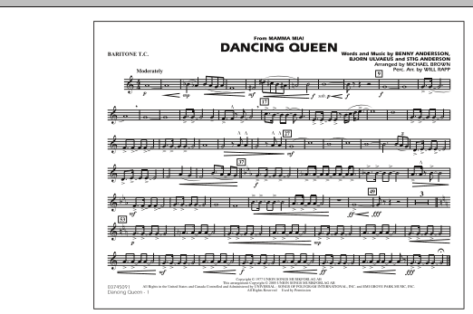 Dancing Queen (from “Mamma Mia!”) – Baritone T.C. Dancing Queen (from “Mamma Mia!”) – Baritone T.C.
