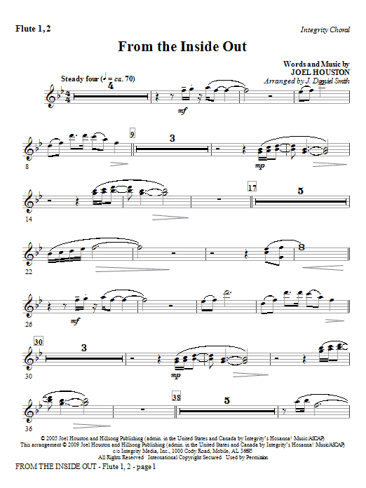 From the Inside Out – Flute 1 & 2 From the Inside Out – Flute 1 & 2
