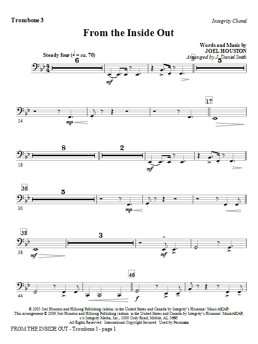 From the Inside Out – Trombone 3 From the Inside Out – Trombone 3