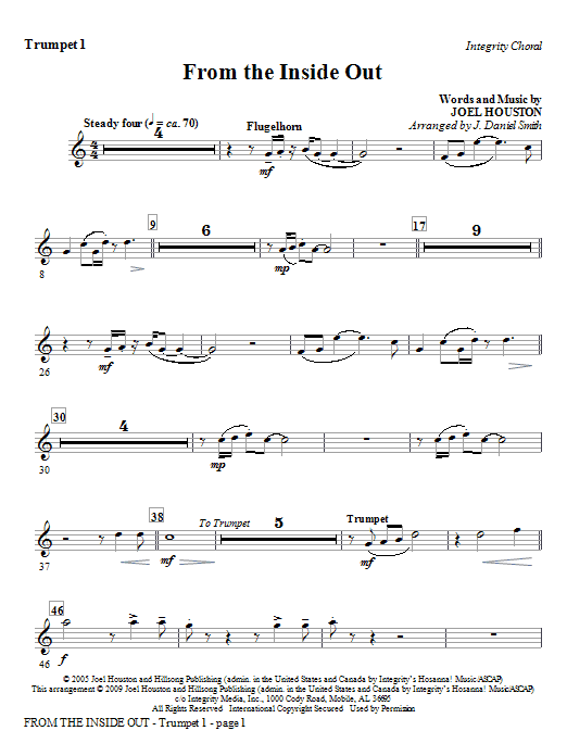 From the Inside Out – Trumpet 1 From the Inside Out – Trumpet 1