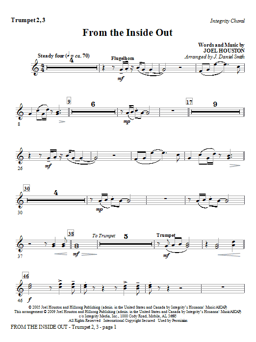 From the Inside Out – Trumpet 2 & 3 From the Inside Out – Trumpet 2 & 3