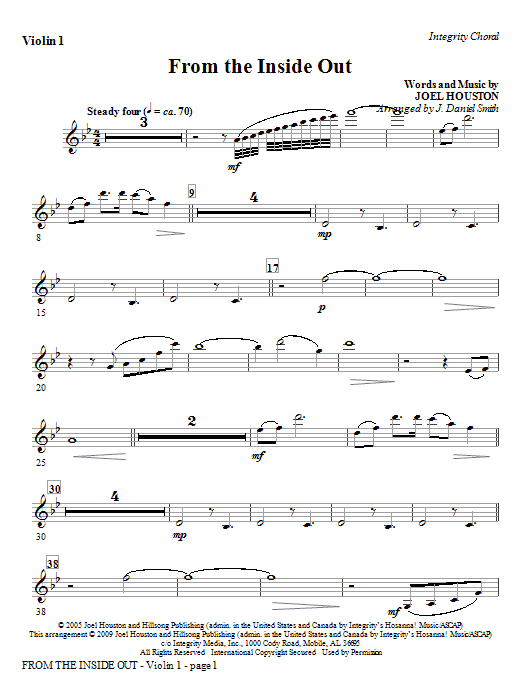 From the Inside Out – Violin 2 From the Inside Out – Violin 2