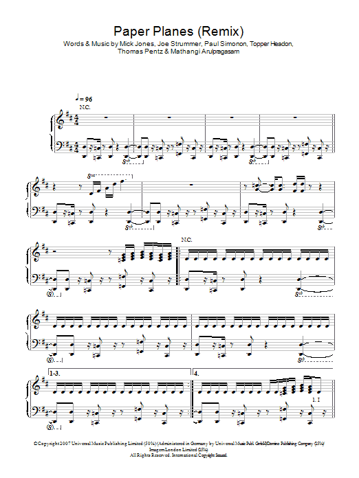 Paper Planes Remix Paper Planes Remix