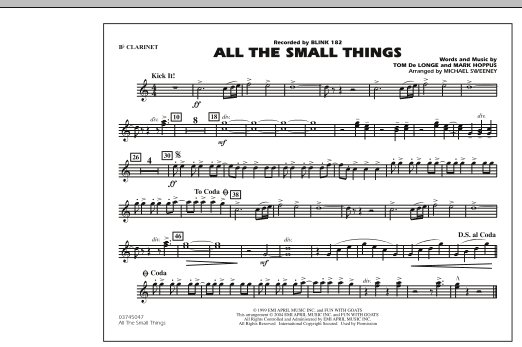 All The Small Things – Bb Clarinet All The Small Things – Bb Clarinet