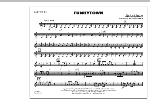 Funkytown – Baritone T.C. Funkytown – Baritone T.C.