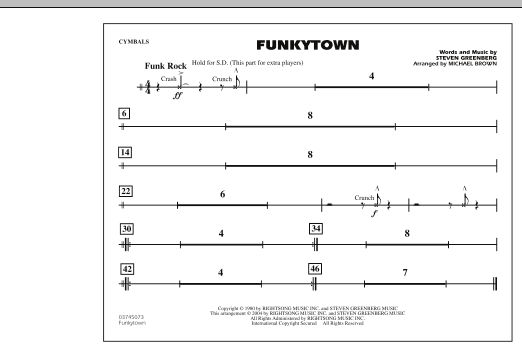 Funkytown – Cymbals Funkytown – Cymbals