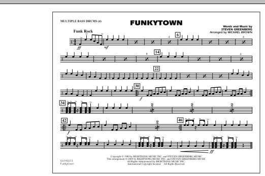 Funkytown – Multiple Bass Drums Funkytown – Multiple Bass Drums