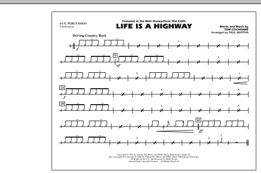 Life Is A Highway – Aux Percussion Life Is A Highway – Aux Percussion