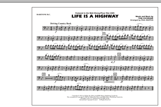 Life Is A Highway – Baritone B.C. Life Is A Highway – Baritone B.C.