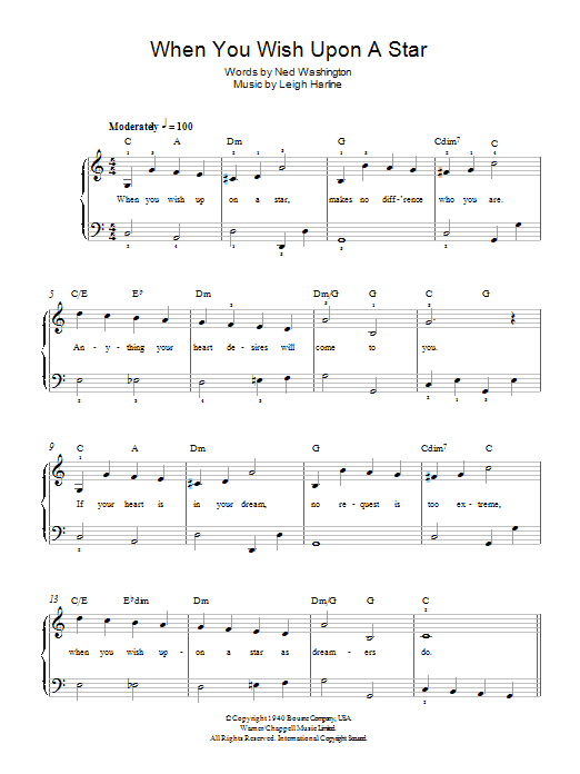 When You Wish Upon A Star (from Pinocchio) When You Wish Upon A Star (from Pinocchio)