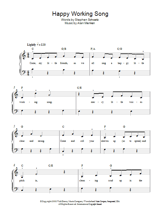 Happy Working Song (from Enchanted) Happy Working Song (from Enchanted)