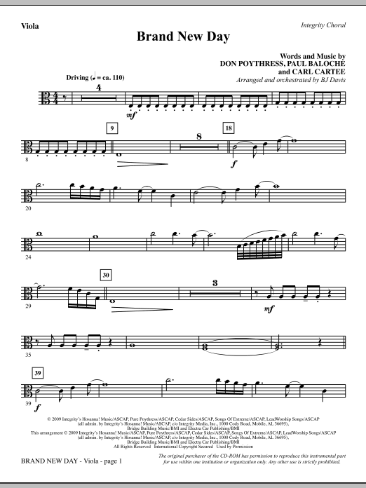 Brand New Day – Viola Brand New Day – Viola