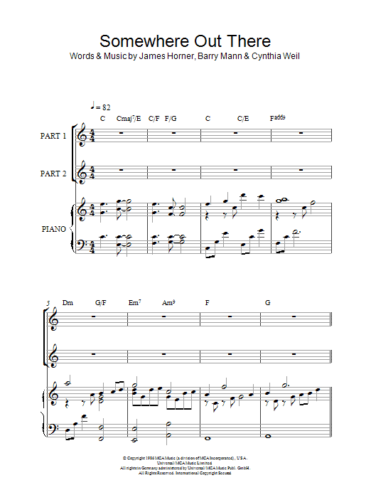 Somewhere Out There (arr. Rick Hein) Somewhere Out There (arr. Rick Hein)