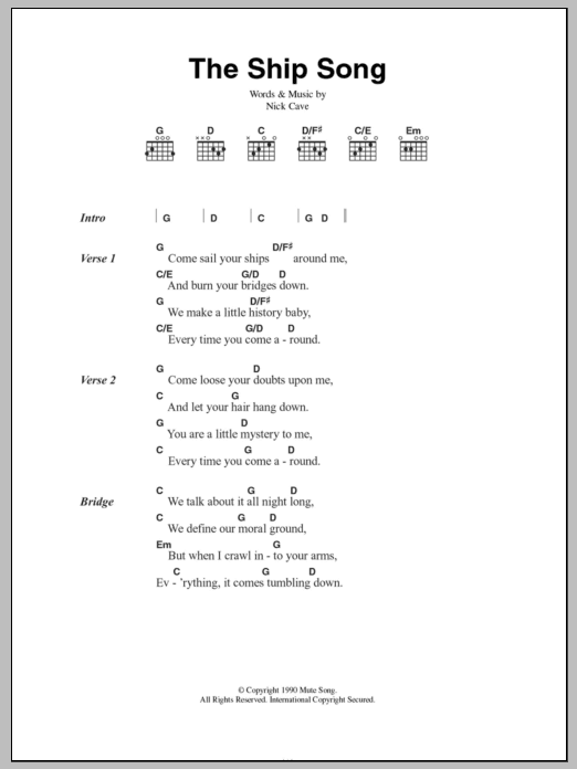The Ship Song The Ship Song